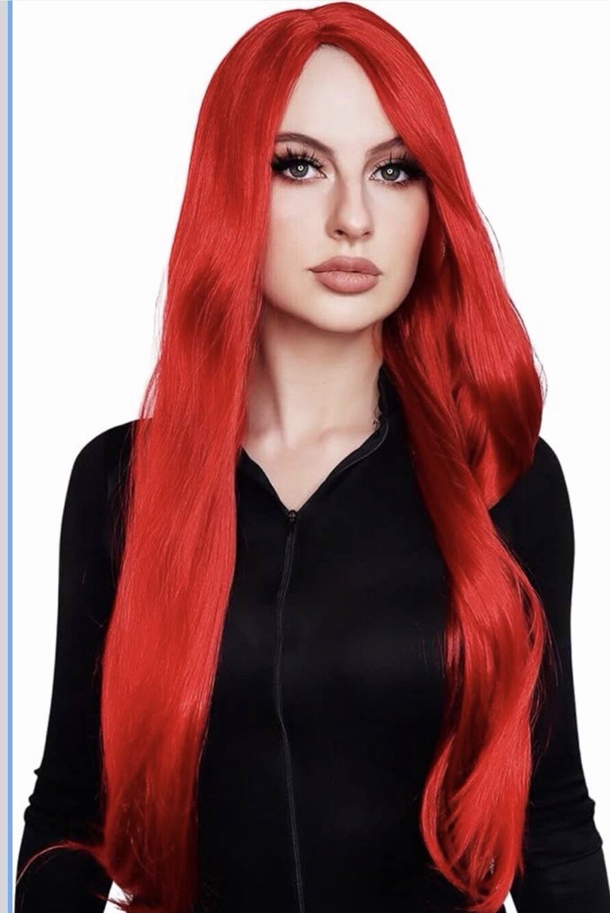ALLAURA Compatible with Dark Phoenix Wig for X-men Cosplay
